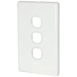 3 Gang Slim CLIPSAL® Compatible Wall Plate