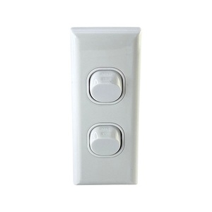 Double Gang Architrave Switch Vertical