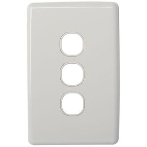 CLIPSAL® Compatible Classic 3 Gang Wall Plate
