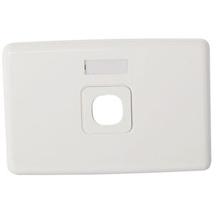CLIPSAL® Compatible 1 Gang w/ Label Wall Plate
