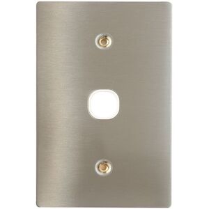 CLIPSAL® Compatible Stainless Steel 1 Gang Wall Plate