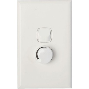 1 Gang Switch with Trailing Edge Dimmer