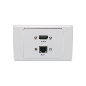 Wall Plate with RJ45 Cat6 and HDMI Socket