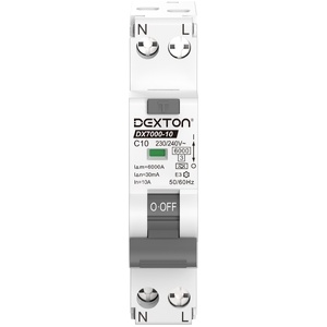1 Pole RCBO 6KA 10 Amps