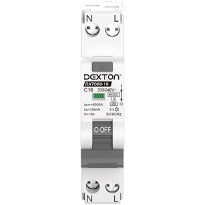 1 Pole RCBO 6KA 16 Amps