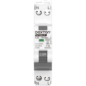 2 Pole RCBO 6KA 25 Amps