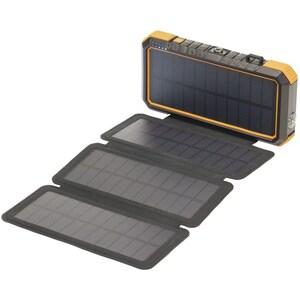 20,000mAh Weatherproof Power Bank with Foldout Solar Panels