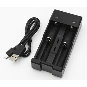  Dual 3.7V Cylindrical Cell Li-ion USB Battery Charger