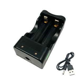 Dual 3.7V Cylindrical Cell Li-ion USB Battery Charger