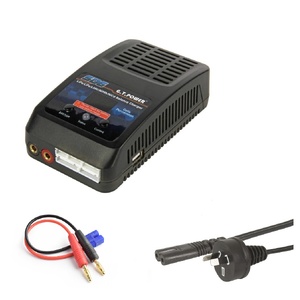 SD6 240V 50W Li-Po & Li-ion Balance Charger for 2s to 6s EC3 Battery packs