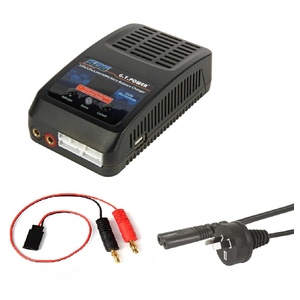 SD6 240V 50W Li-Po & Li-ion Balance Charger for 2s to 6s Futaba Battery packs