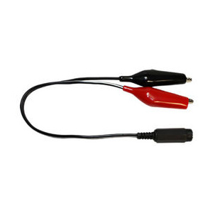 2.1mm DC Socket to Red & Black Alligator Clips Lead