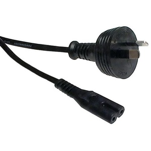 1.8m IEC C7 Power Cable Female Socket to 240V Mains Plug