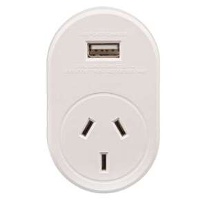 Outbound USA Travel Adapter w/ USB Charge Ports