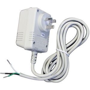 16V AC 1.5A Earthed White Power Adapter with bare ends