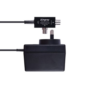 17.5V AC 100mA Power Supply TV RF Coax Line Injector w/ PAL Connector
