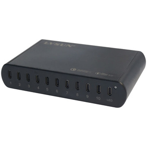 10 Port 250W USB Type-C PD Charging Station