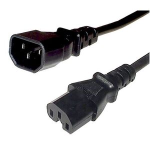 IEC C14 to C15 Keyway High Temperature  Cable - 1.5M