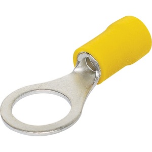 Yellow 10mm Ring Crimp Pk 100