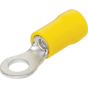 Yellow 5mm Ring Crimp Pk 10