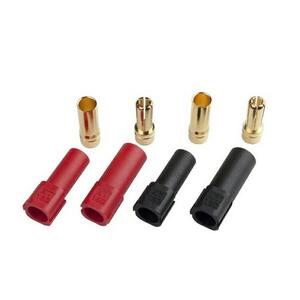 XT150 Red & Black Male and Female Plugs - 4 Pieces