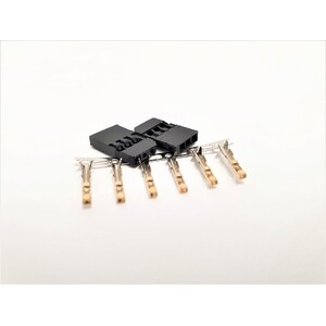 Futaba Male Gold Connectors - 2 Sets
