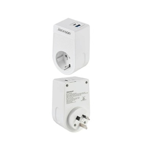Inbound Travel Adaptor USA & Europe to Australia w/ 2 x USB C 30W PD Charger