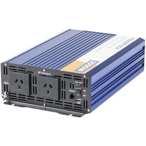 2000W 24VDC to 240VAC Pure Sine Wave Inverter - Electrically Isolated