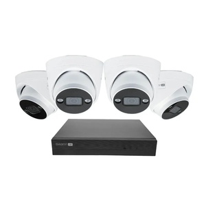 8Ch 4K NVR Kit 24/7 Recording with 4 x 4K Dome Spot Cameras IP66