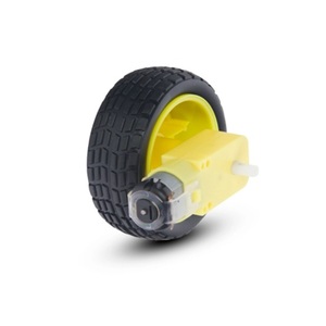 Arduino DC Motor with Wheel and Rubber Tyres