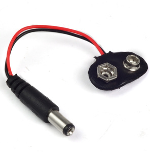 9V Battery Snap with 2.1mm DC Plug
