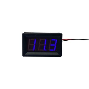 Blue LED Panel Mount Voltmeter