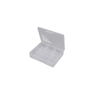 Clear 6 Compartment Storage Box - Medium 195x157x48mm