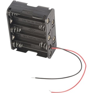 10 x AA Battery Holder with Fly Leads