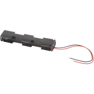 4 x C Battery Holder with Fly Leads