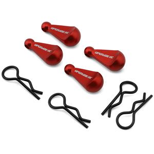1/10th Body Clip w/ Aluminium Pull Handles - Red