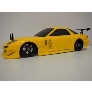 Brushless RC Drift Car 1:10 4WD Ready to Run - Yellow RX7