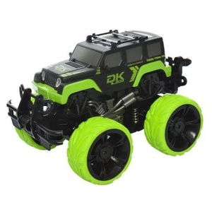 RC Green Stunt Truck with LED Lights and Sound Effects