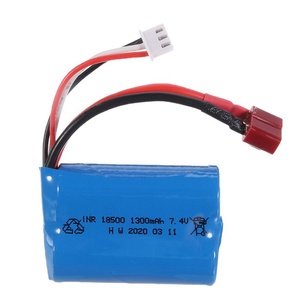 7.4V 1300mAh LiPo Battery with Deans suit TR1640