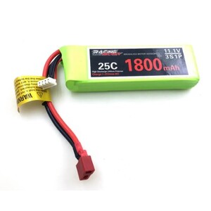 11.1V 1800mAh LiPo Rechargeable Battery with Dean Connector