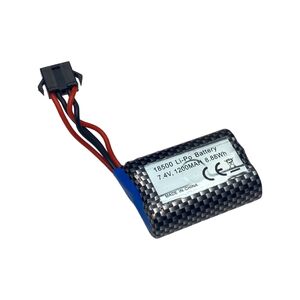 7.4V 1200mAh Rechargeable Lithium Battery Pack