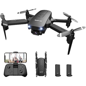 S17 RC Mini Folding Drone w/ Wi-Fi FPV 1080p Camera 2 Batteries