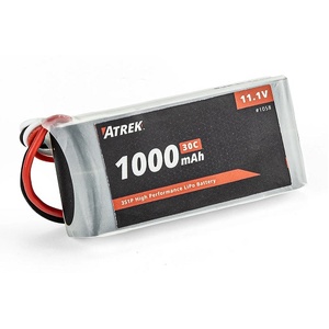 Atrek 11.1V 1000mAh 30C 3S Soft Case LiPo Battery