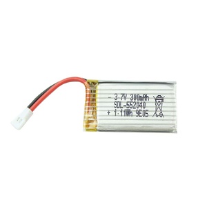 Rechargeable Lithium Battery pack 3.7V 300mAh