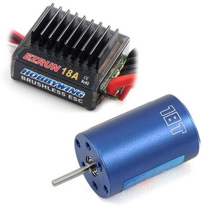 EZRUN 18A 18T Brushless Motor and Electronic Speed Controller Set