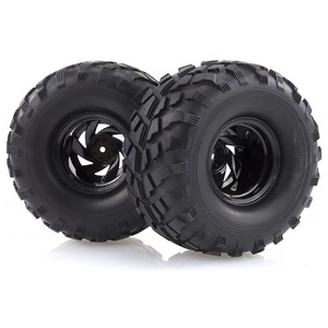 HSP 2.2" Crusher Off-Road Tyres on Black Rims - 2 Pc Set