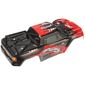 Red RC Shell Body for the TR1124 Truck