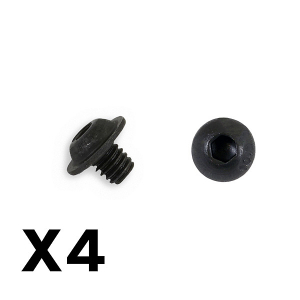 10700 Self Tap Screw 2.5x3 4pc Oct for River Hobby and FTX