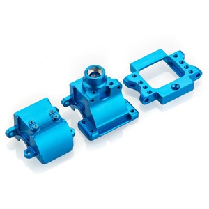 122075 HSP Blue Aluminium Gearbox Case Set