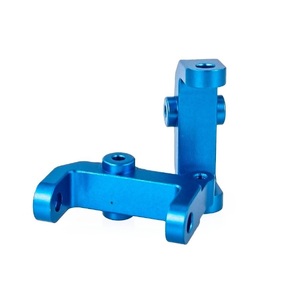 601005 HSP Blue Aluminium Front Steering Hub Carriers (2pc)